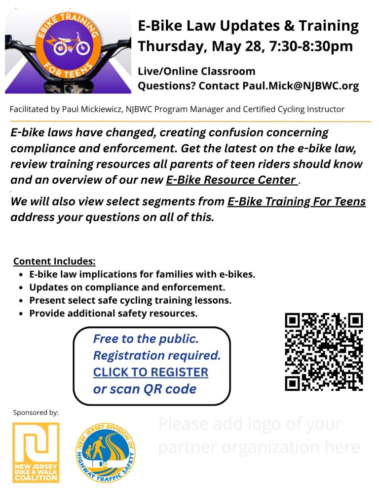 graphic for 2026 may ebike training webinar