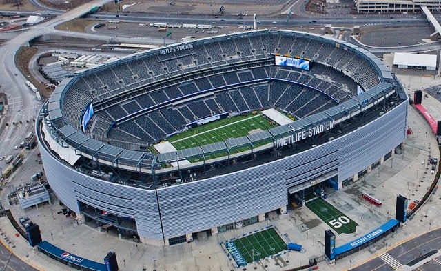 aerial view of metlife stadium in east rutherford