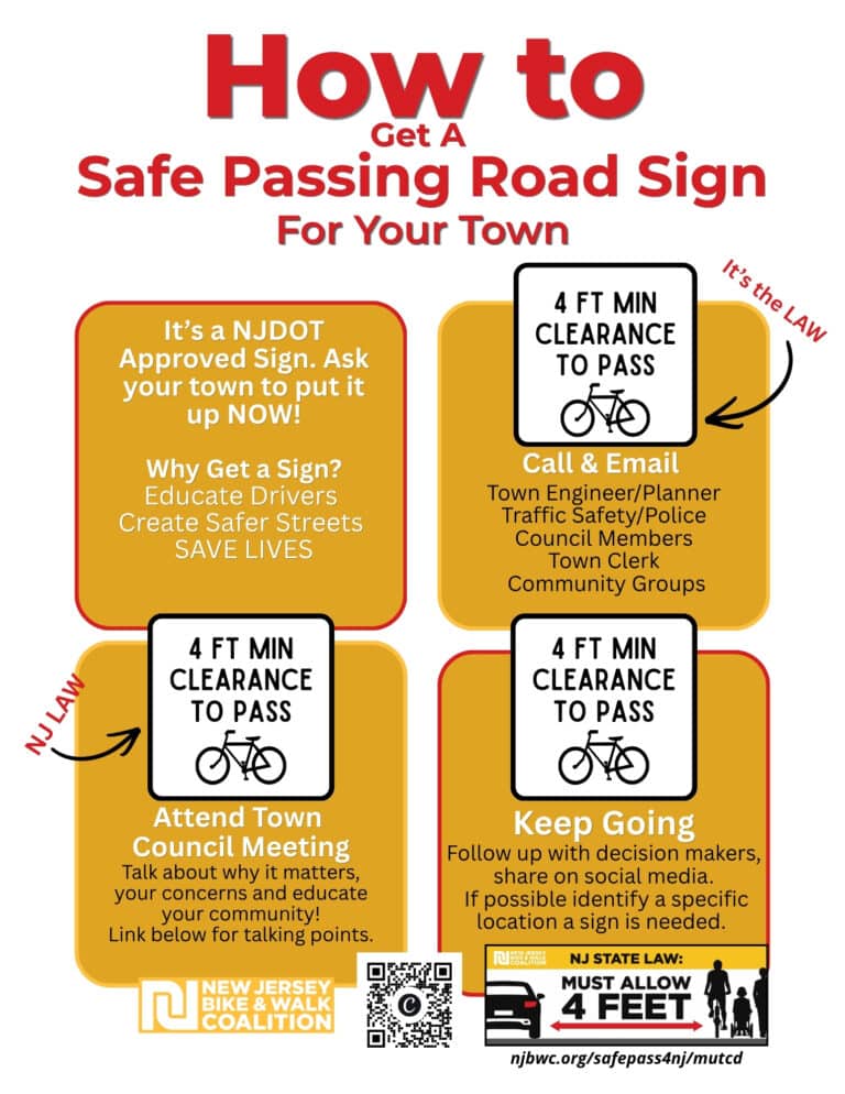 safe passing law sign how to